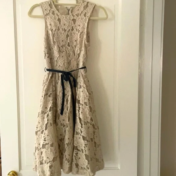 tracy reese lace dress Tracy Reese Lace Sleeveless A-Line Dress Pink Size S